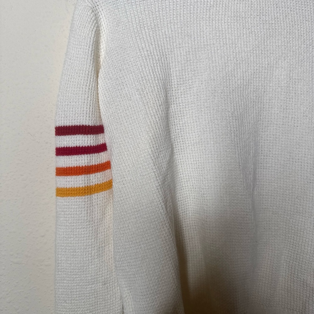 Faherty Throwback Stripe Pullover Sweatshirt Swea… - image 3